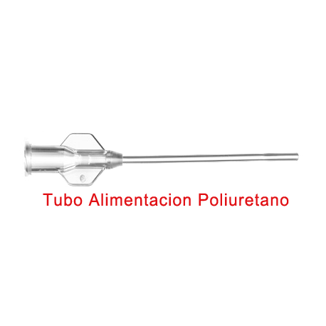 Polyurethane feeding tubes, 16ga x 38mm, sterile - box of 50