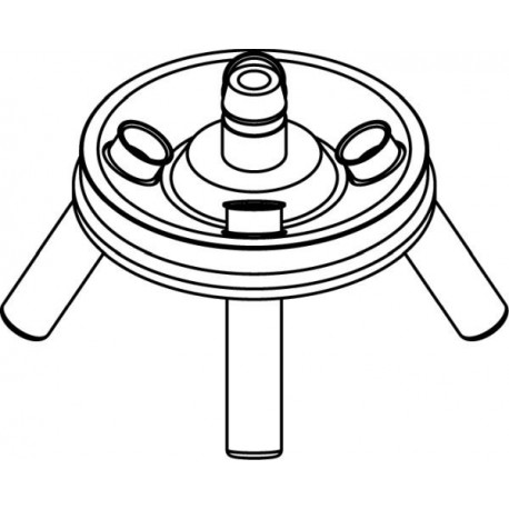 Angle rotor 4 x 15/10ml complete with buckets 13080 (Ø 17x100/120mm) - angle 30°