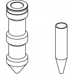 Round carrier 14868 with 14089 round carrier for 5ml Eppendorf® with snap cap closing tube