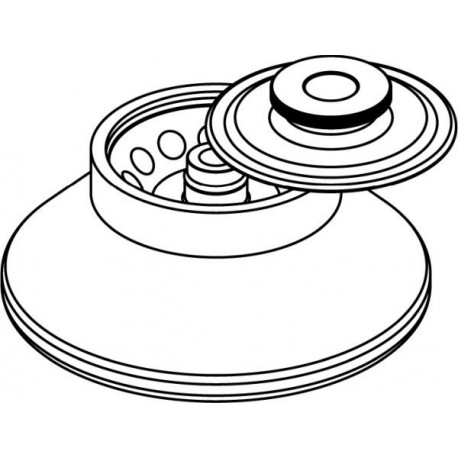 Rotor Angular 12 x 5ml (O 12x85mm), con tapa hermética (angulo 45°) (max RPM/RCF 14 000rpm/19 064xg)