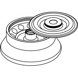 Rotor Angular 12 x 10ml (O17x77mm), con tapa hermética (angulo 30°) (max RPM/RCF: 15 000rpm/21 382xg)