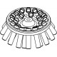 Rotor Angular 24 x 15/10ml, completo con buckets 13080 (O 17x100/120mm) (angulo 30°) (max RPM/RCF: 4 500rpm/2 332xg)