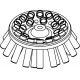 Rotor Angular 24 x 10ml + 8 x 2ml, completo con buckets 13081 (O 17x70/85mm) (angulo 30°) (max RPM/RCF: 4 500rpm/2 332xg)