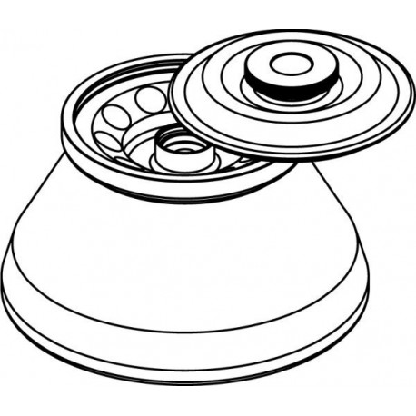 Rotor angular 10 x 15ml para tubos Falcon® com HSL - para MPW-351 / 351R / 351RH