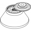 Rotor Angular 12 x 10ml (O17x109mm), con tapa hermética (angulo 30°) (max RPM/RCF: 12 000rpm/15 133xg)