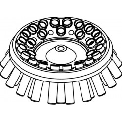 Rotor Angular 30 x 15/10ml, completo con 13080 buckets (O 17x100/120mm) (angulo 30°)