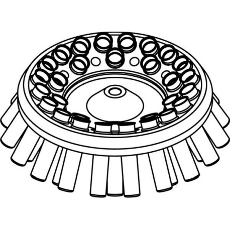 Rotor Angular 30 x 15/10ml, completo con 13080 buckets (O 17x100/120mm) (angulo 30°)