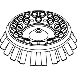 Rotor Angular 30 x 10ml, completo con 13081 buckets (O 17x70/85mm) (angulo 30°)