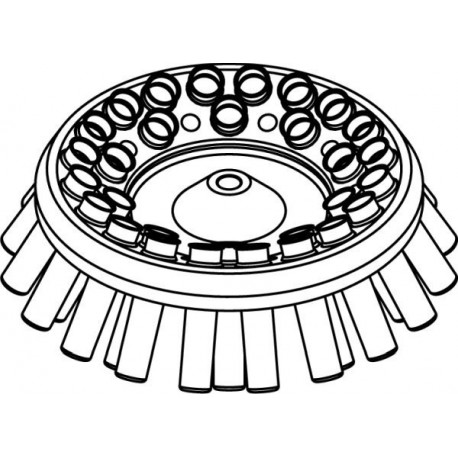 Rotor Angular 30 x 10ml, completo con 13081 buckets (O 17x70/85mm) (angulo 30°)