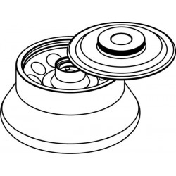 Rotor Angular 10 x 10ml (O 17x75mm), con tapa hermética (angulo 30°) (max RPM/RCF: 14 000rpm/15 558xg)