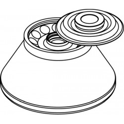 Rotor Angular 12 x 10ml/h max-100mm (O 16x100mm), con tapa hermética (angulo 30°) (max RPM/RCF: 14 000rpm/20 598xg)