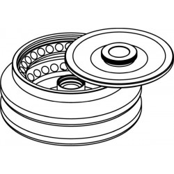 Rotor Angular 60 x 2/1,5ml, con tapa hermética (angulo 45°) (max RPM/RCF: 16 400rpm/29 168xg)