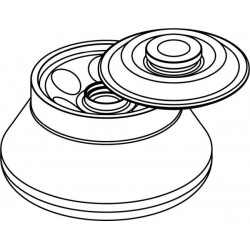 Rotor Angular 6 x 50ml para tubos Nalgene (O28x106mm), con tapa hermética (angulo 30°) (max RPM/RCF: 14 500rpm/21 625xg)