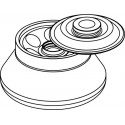 Rotor Angular 6 x 50 mL para tubos Nalgene (O28x106 mm), com tampa hermética (ângulo 30°) (max RPM/RCF: 14 500 rpm/21 625xg)