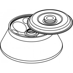 Rotor Angular 4 x 250ml, con tapa hermética (angulo 25°) (max RPM/RCF: 10 000rpm/14 087xg)