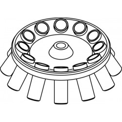 Rotor Angular 12 x 50ml para tubos Falcon, completo (angulo 30°) (max RPM/RCF: 4 500rpm/3 328xg)