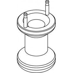 Round carrier (1 x 25,8mm) for round-bottom 30ml Nalgene® tube