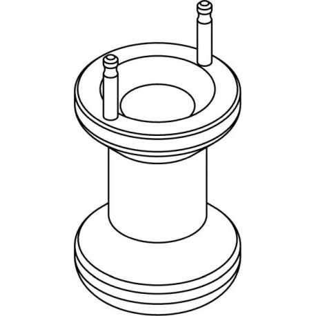 Round carrier (1 x 25,8mm) for round-bottom 30ml Nalgene® tube