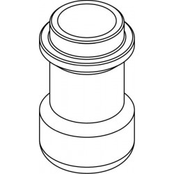 Round carrier (1 x 35,5mm) for round-bottom, glass 50ml tube