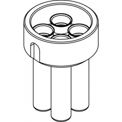 Hanger 4 x 15ml for Falcon® tubes, complete with 13080 buckets (O 17x100/120mm)