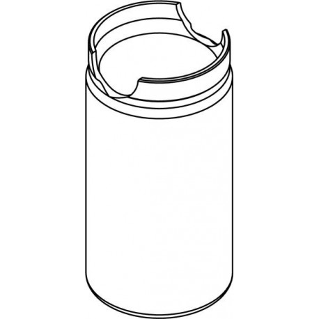 Round carrier (1 x 46mm) for round-bottom 100ml tube