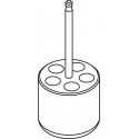 Round carrier (5 x 11 mm) for round-bottom 5 x 1,5/2 mL Eppendorf® tubes
