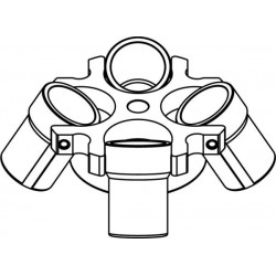 Rotor Oscilante 4 x 200ml (max RPM/RCF para MPW-352/R/RH: 5 200rpm/4 414xg, MPW-351e: 4 500rpm/3 305xg)