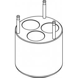 Round carrier (3 x 30mm) for 3 x 50ml Falcon® tubes