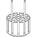 Round carrier (19 x 13,1mm) for short blood collection 19 x 4÷7ml tubes