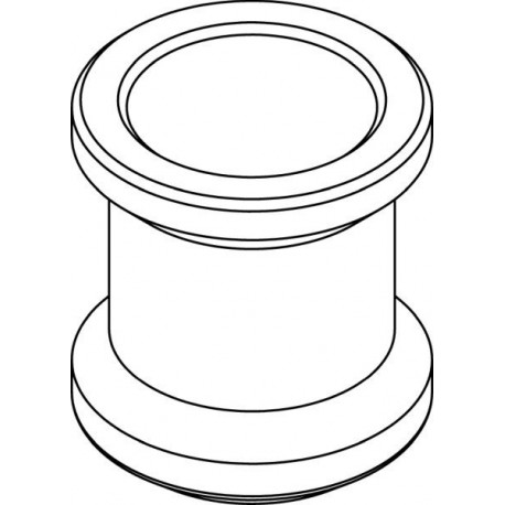 Round carrier (1 x 57mm) for 200ml flat-bottom bottle