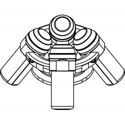 Rotor Oscilante 4 x 40ml para CPT tubes, completo con 13583 buckets y 17185 caps (Al) (max RPM/RCF: 3 200rpm/1 809xg)