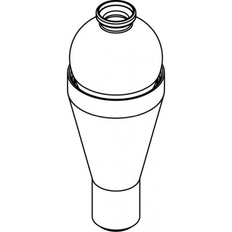 Round carrier (1 x 12mm) for ASTM® tube 15797 (160mm lenght)