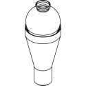 Round carrier (1 x 12mm) for ASTM® tube 15797 (160mm lenght)