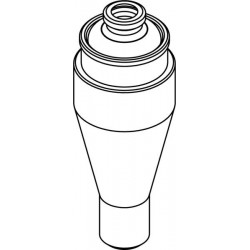 Round carrier (1 x 20mm) for ASTM® tube 15796 (lenght: 167mm)