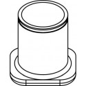 Rectangular carrier (1 x 62mm) for flat-bottom 250ml bottle