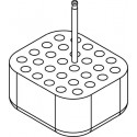 Rectangular carrier (28 x 9mm) for flat-bottom 28 x 1,4ml S-Monovette® tubes