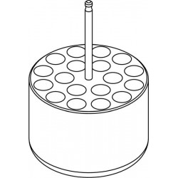 Round carrier (18 x 13,5mm) for blood collection 18 x 1,6÷7ml tubes