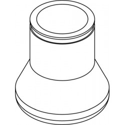 Round carrier (1 x 46mm) for 100ml tube and for 14159 round carrier for 50ml round-bottom tube