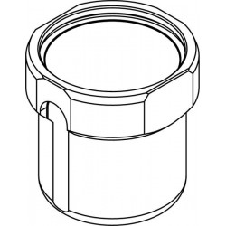 Round bucket 500ml with screw, without cap