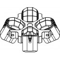 Rotor Oscilante 4 x 500 mL (max RPM/RCF: 4 000 rpm/3 309xg /4 300 rpm/3 824xg)