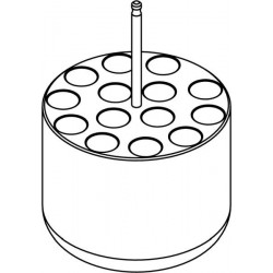 Round carrier  (14 x 16,9mm) for 14 x 15ml Falcon® tubes