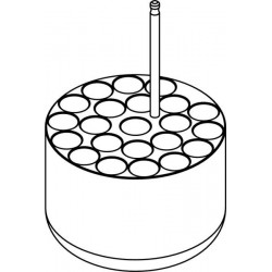 Round carrier  (14 x 16,9mm) for 14 x 15ml Falcon® tubes
