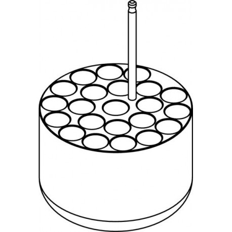 Round carrier  (14 x 16,9mm) for 14 x 15ml Falcon® tubes