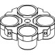 Rotor Oscilante 4 x 750ml (max RPM/RCF: 4 100rpm/3 458xg)