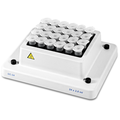 Bloque SC24 para 24 microtubos de 2 ml