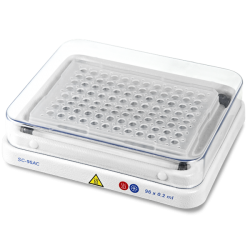 Bloque para Placa PCR, sin faldÃ³n o medio faldÃ³n, Ã³ 96x02 ml.   Biosan