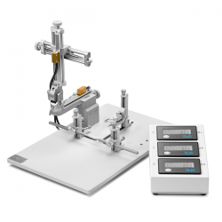 Estereotáxico portátil  digital para rata y ratón, 1 manipulador de 3 ejes