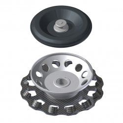 Rotor para 2 tiras de 8 tubos de PCR de 0,2 ml. Para 