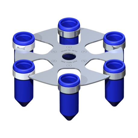 Rotor Angular 24x15 ml. (17x150mm.) 3500 RPM