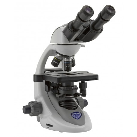 Microscópio Monocular, 400x, bateria recarregável de lítio, objetivas N-PLAN. “SERIE B-150”